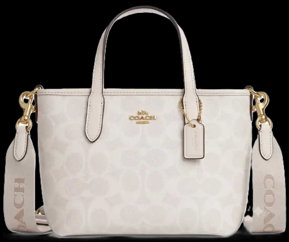 Túi Coach City Mini Tote Bag 'Chalk' CW032-IMXU5