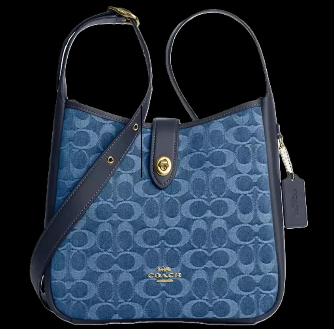 Túi Coach Hadley Convertible Crossbody Bag ‘Blue’ CDB98-IMTYV