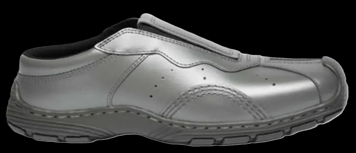 Giày Dr Martens Aurix Mule Satin Finish 'Gunmetal Satin' 42292020