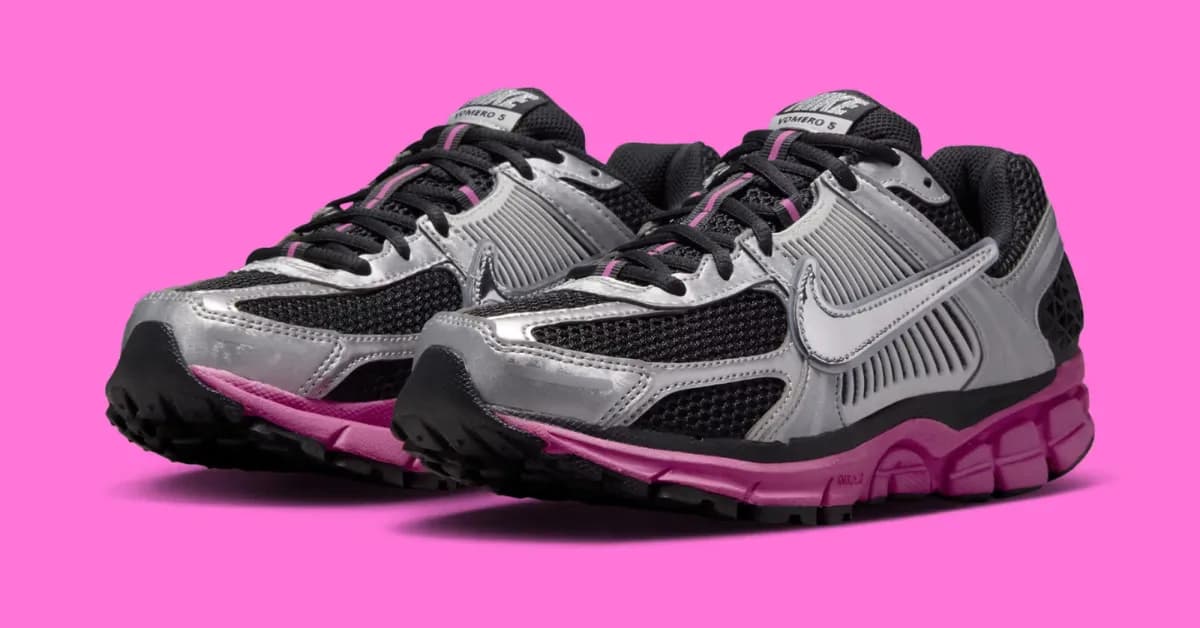 Nike Vomero 5 Fire Pink nổi bật với bộ đế hồng cá tính