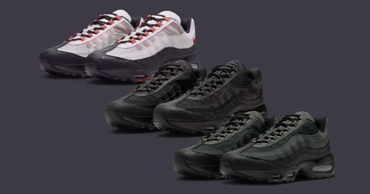 Nike Air Max 95 GORE-TEX ra mắt với ba phối màu mới