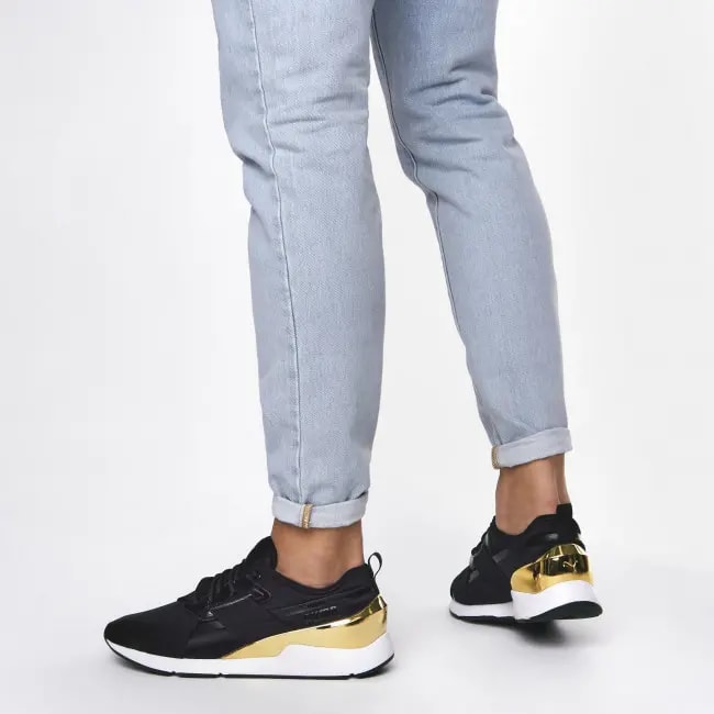 Giày Puma Wmns Muse X-2 Metallic 'Black Team Gold' 370838-07 — ảnh 4