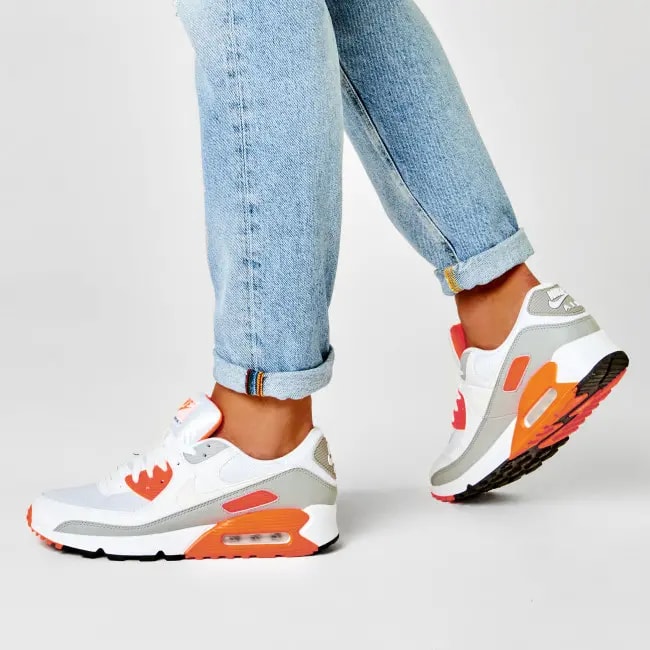 Giày Nike Air Max 90 'Hyper Orange' CT4352-103 — ảnh 2