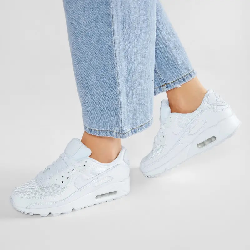 Giày Nike Wmns Air Max 90 Twist 'Triple White' CV8110-100 — ảnh 2