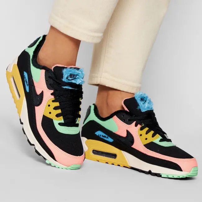 Giày Nike Wmns Air Max 90 'Fur Multicolor' CT1891-600 — ảnh 2