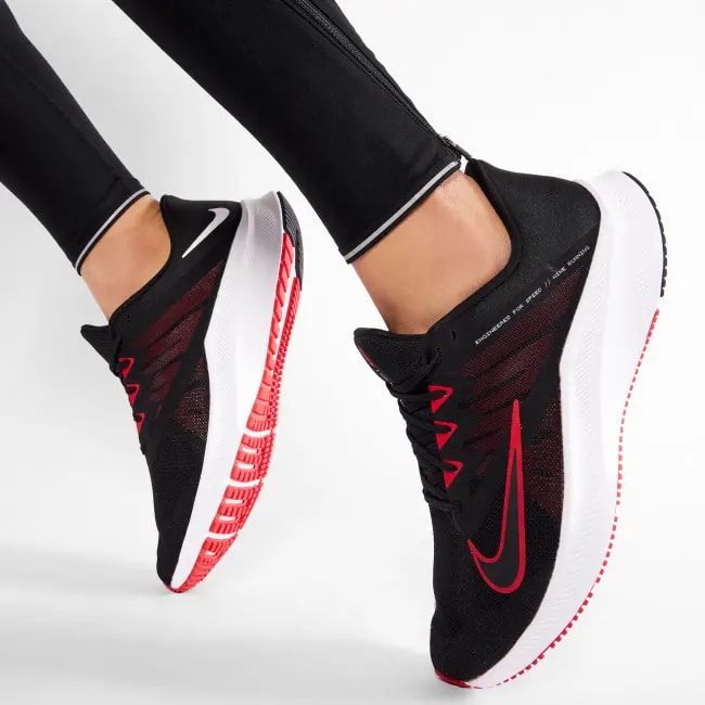 Giày Nike Quest 3 'Black University Red' CD0230-004 — ảnh 4