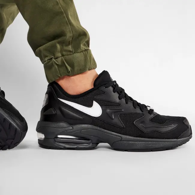 Giày Nike Air Max 2 Light' Black White' AO1741-001 — ảnh 2