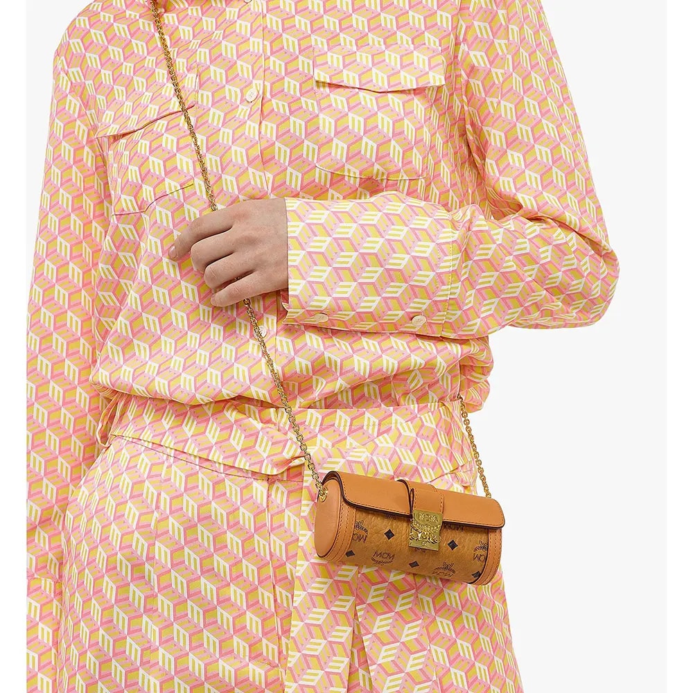 Túi MCM Tracy Cylinder Bag in Visetos MYZBSXT01CO001 — ảnh 2