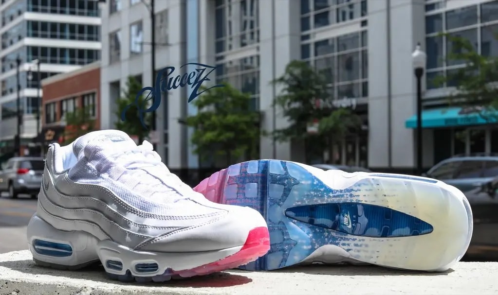 Giày Nike Air Max 95 'White Photo Blue Glacier' USA PACK AQ7981-100 — ảnh 2