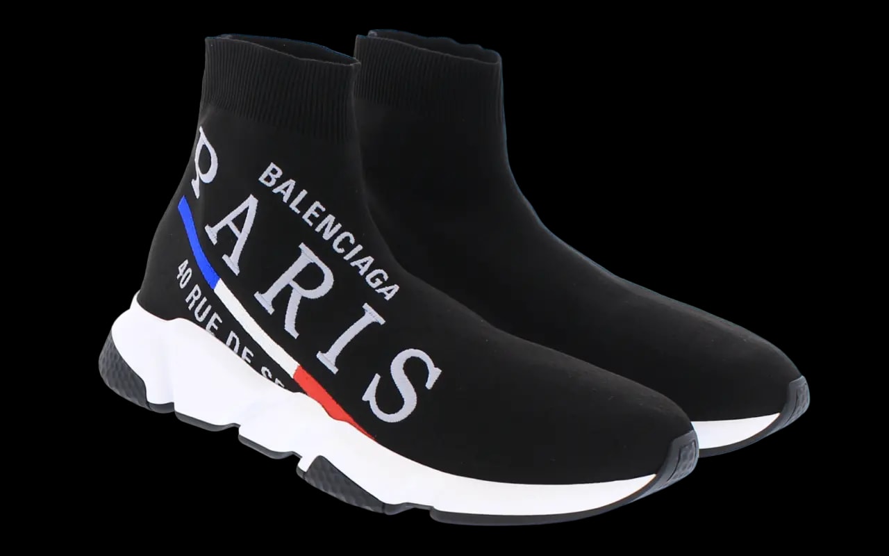 Giày Balenciaga Speed Trainer 'Paris' 602266 W05GC 1006 — ảnh 2