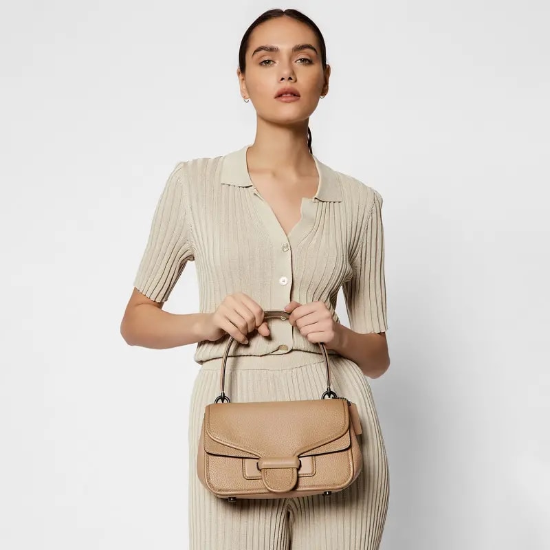 Túi Coach Soft Pebble Leather Cody Shoulder Bag C2263 V5TAU — ảnh 5