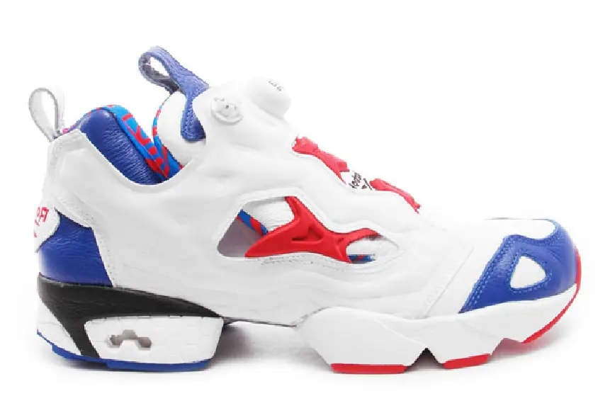 Giày Reebok Instapump Fury Tiger Print White Red Blue V47898 — kich-thuoc: 42.5