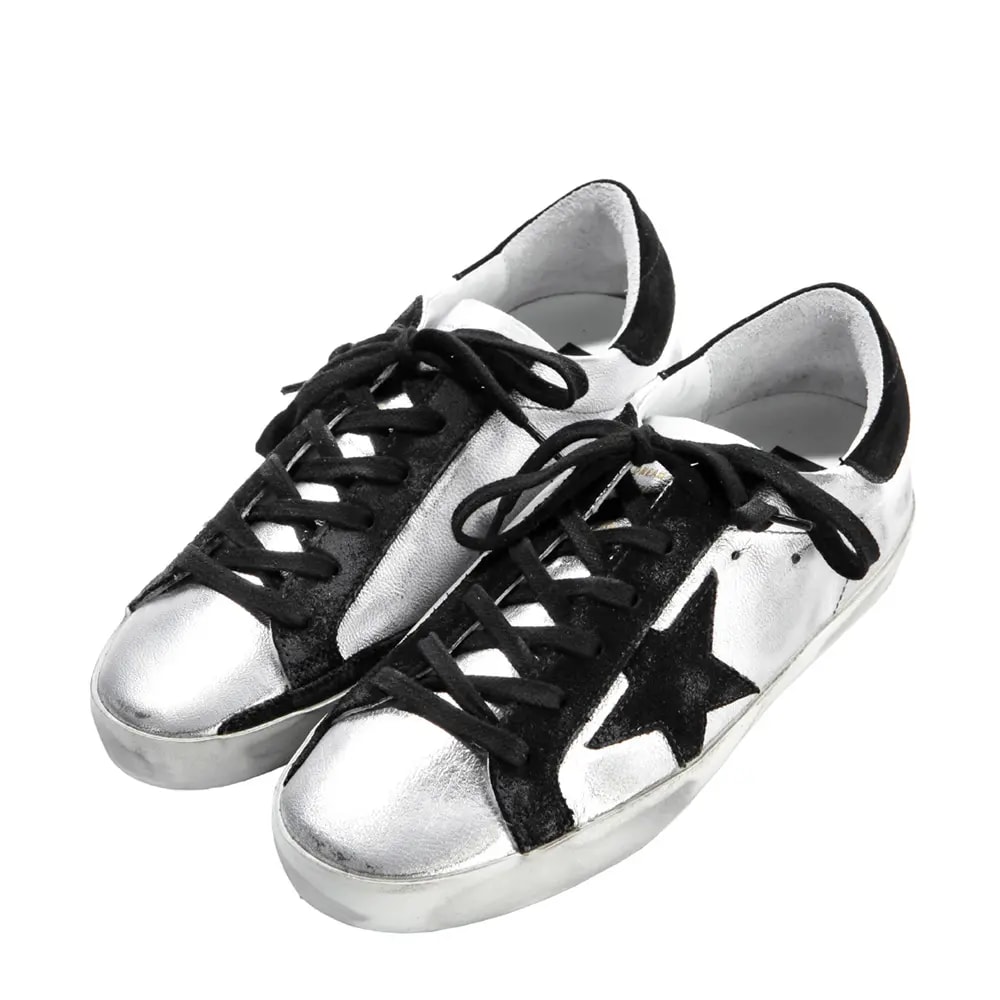 Giày Golden Goose Superstar Low Top 'Silver' GWF00101-F000312-60246 — ảnh 4