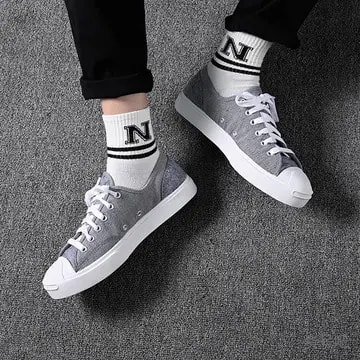 Giày Converse Jack Purcell Renew Low 'Grey Twill' 169613C — ảnh 2