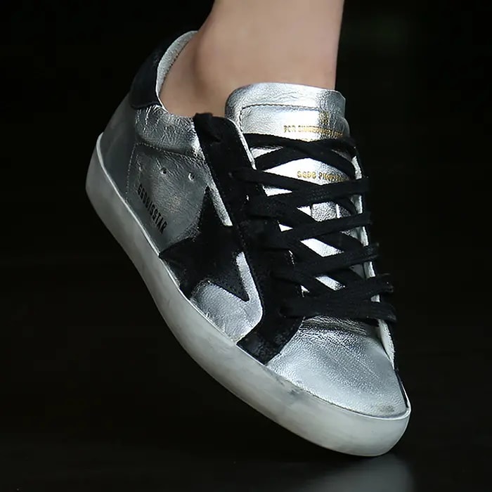 Giày Golden Goose Super Star 'Silver' GCOWS590-A8 — ảnh 4