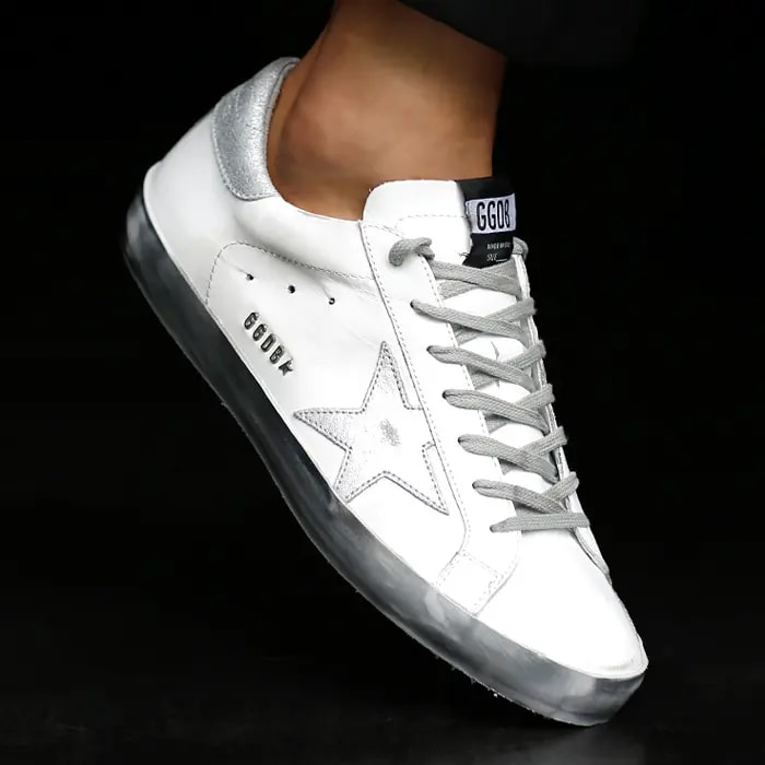 Giày Golden Goose Superstar 'White Silver' GCOMS590-E36 — ảnh 2