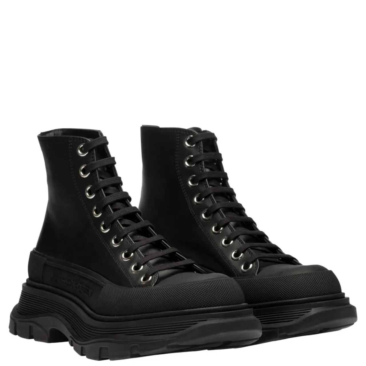 Giày Alexander McQueen Wmns Tread Slick High 'Black' 633900-WHZ62-1081 — ảnh 3