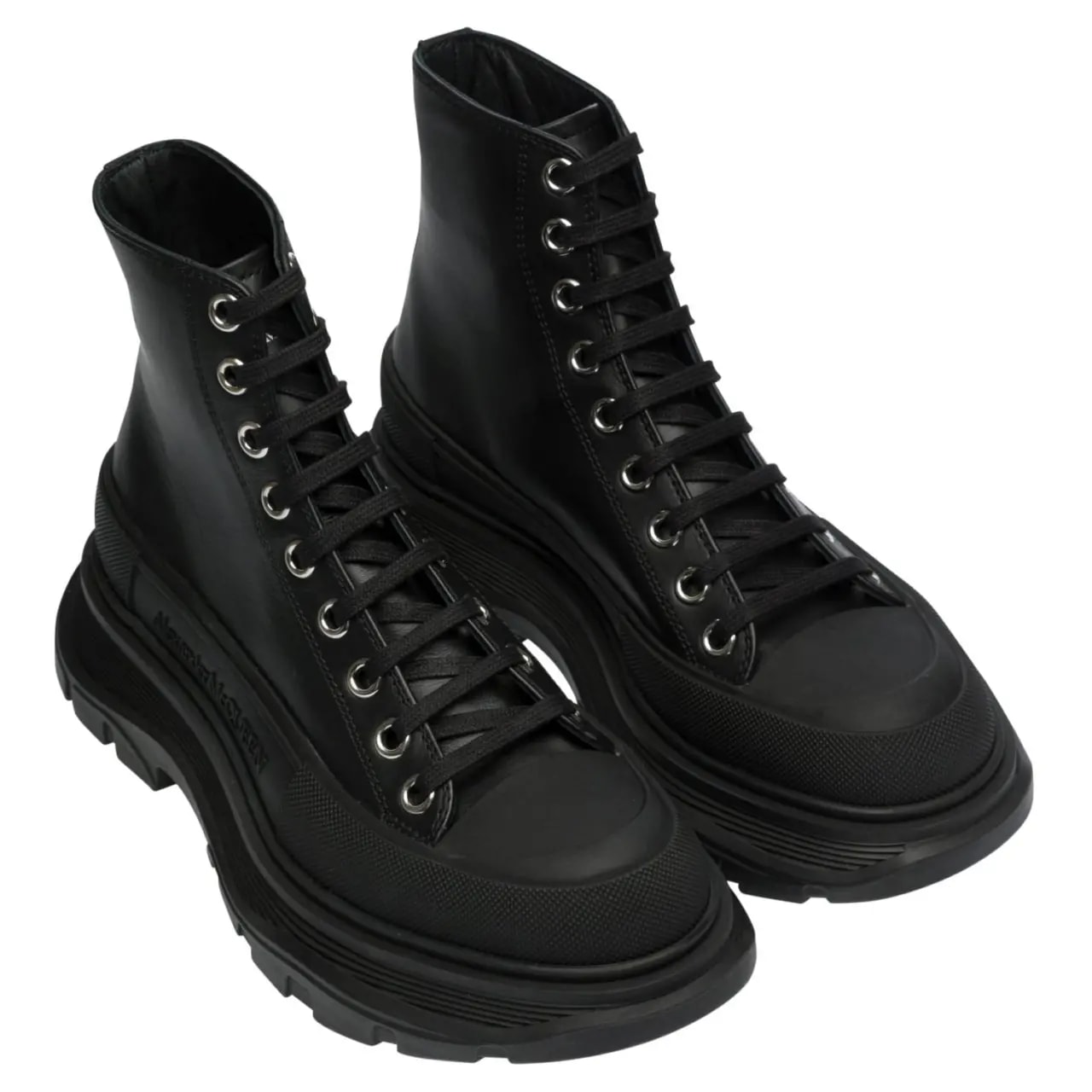 Giày Alexander McQueen Wmns Tread Slick High 'Black' 633900-WHZ62-1081 — ảnh 2