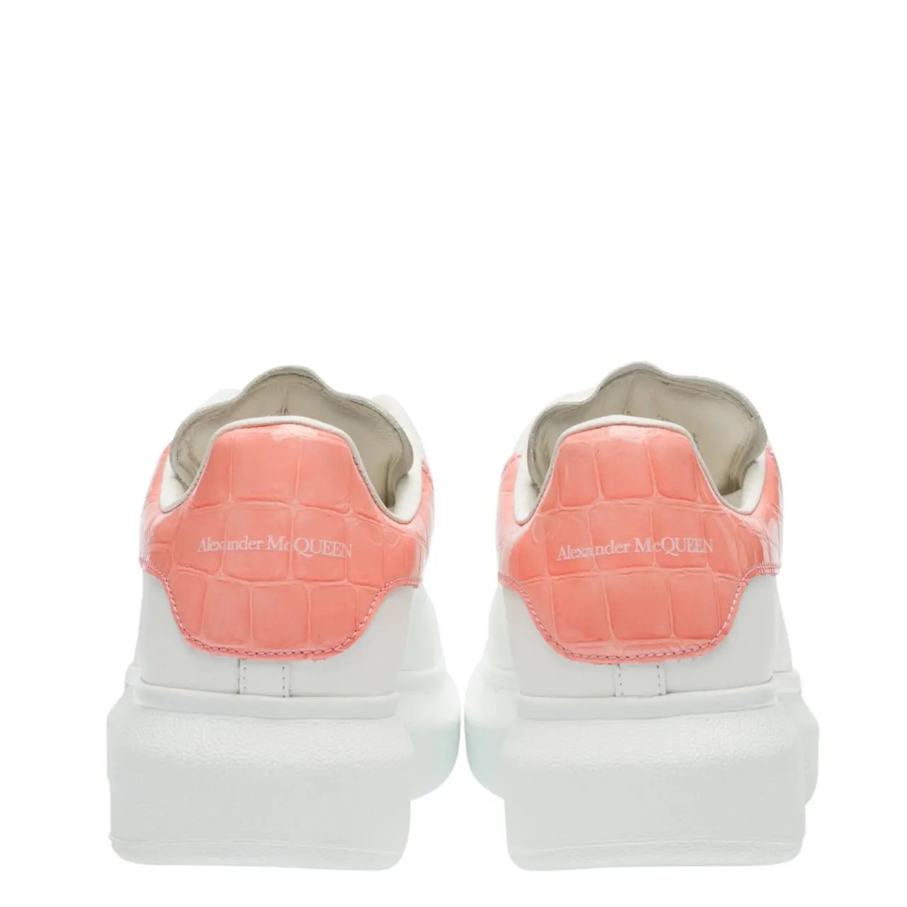 Giày Alexander McQueen Oversized Patent Pink Embossed Croco 553770-WIAF8-9414 — ảnh 5
