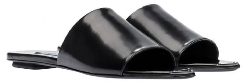 Dép Prada Scratch Logo Brushed 'Black' 1XX634-055-F0002 — ảnh 4