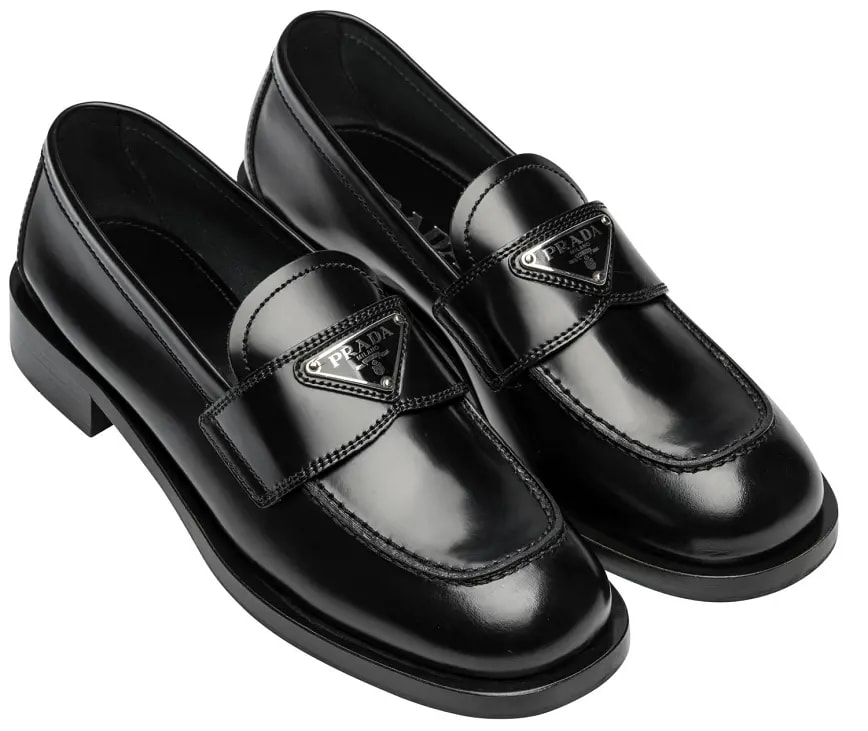 Giày Prada Logo Brushed 'Black' 1D238M-055-F0002 — ảnh 4