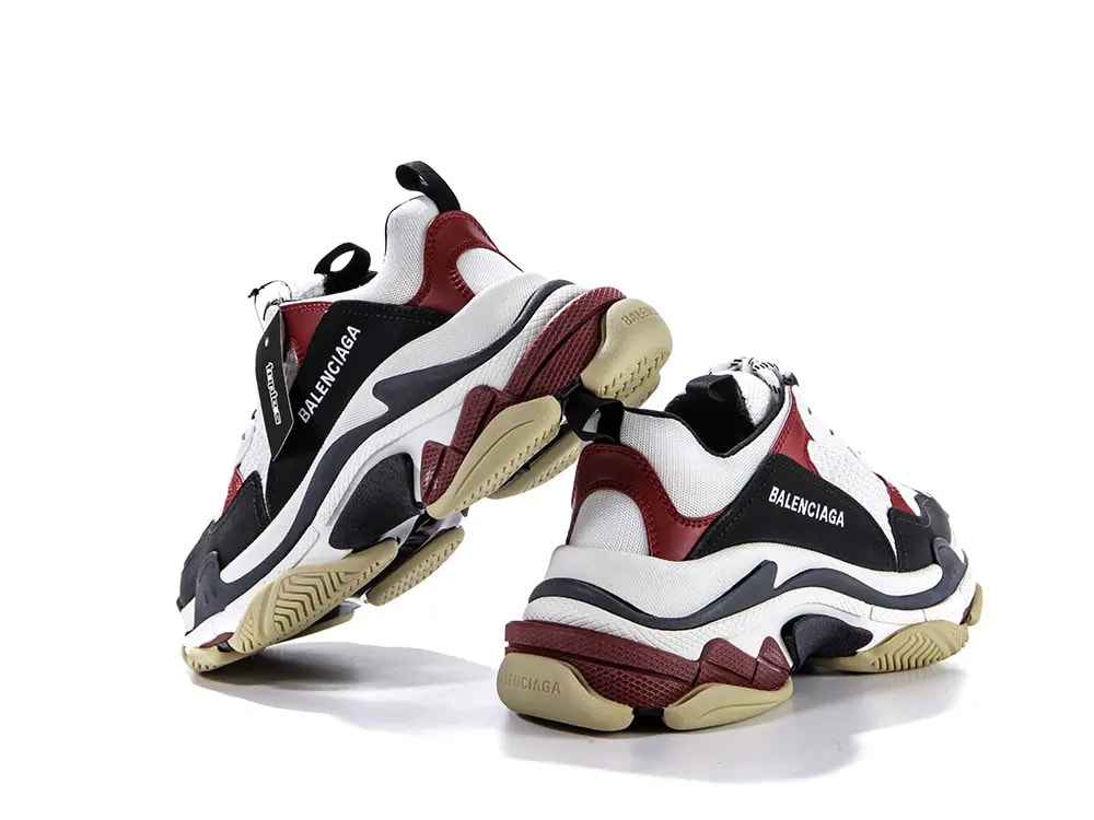 Giày Balenciaga Triple S Sneaker Black Crimson 536737-W09OM-1073 — ảnh 3