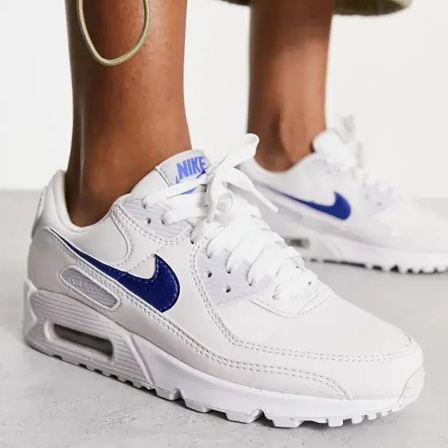Giày Nike Air Max 90 'White Blue' DX0115-100 — ảnh 5