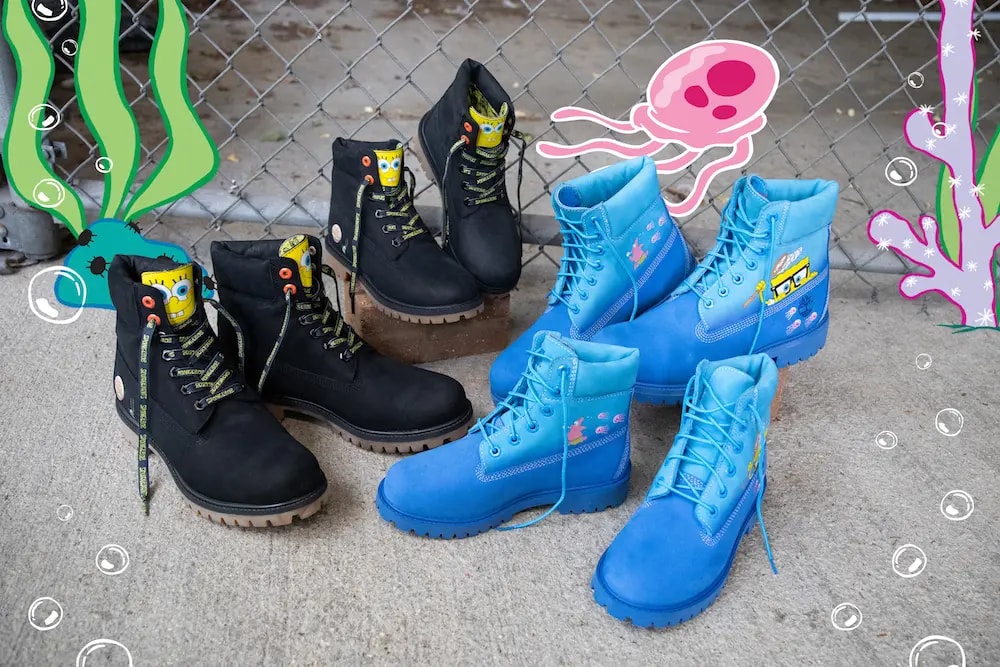 Giày Timberland SpongeBob SquarePants x 6 Inch 'Black' TB0A22TF-001 — ảnh 3