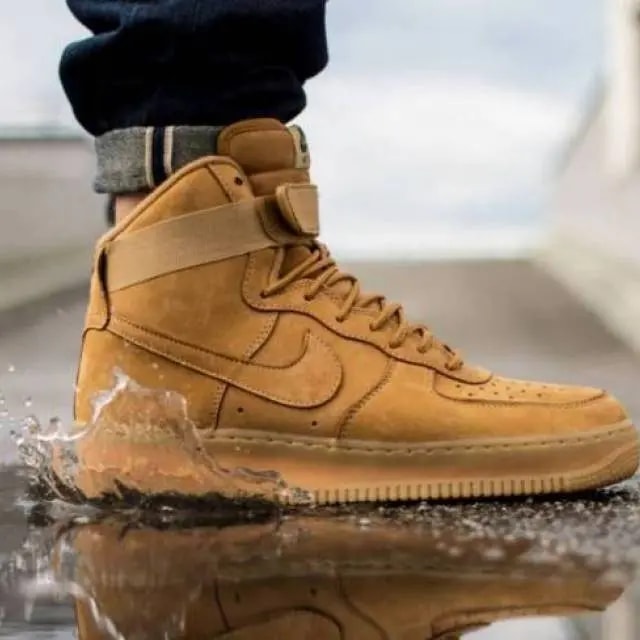 Giày Nike Air Force 1 High 'Flax' 2019 CJ9178-200 — ảnh 2