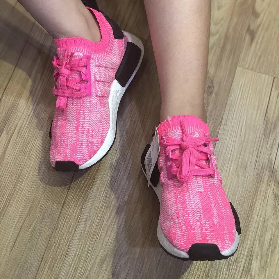Giày Adidas Wmns NMD R1 Primeknit 'Solar Pink AQ1104 — ảnh 5