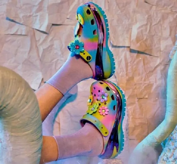 Dép Crocs Lazy Oaf x Mega Crush Clog 'New Dimensions' 207935-90H — ảnh 2