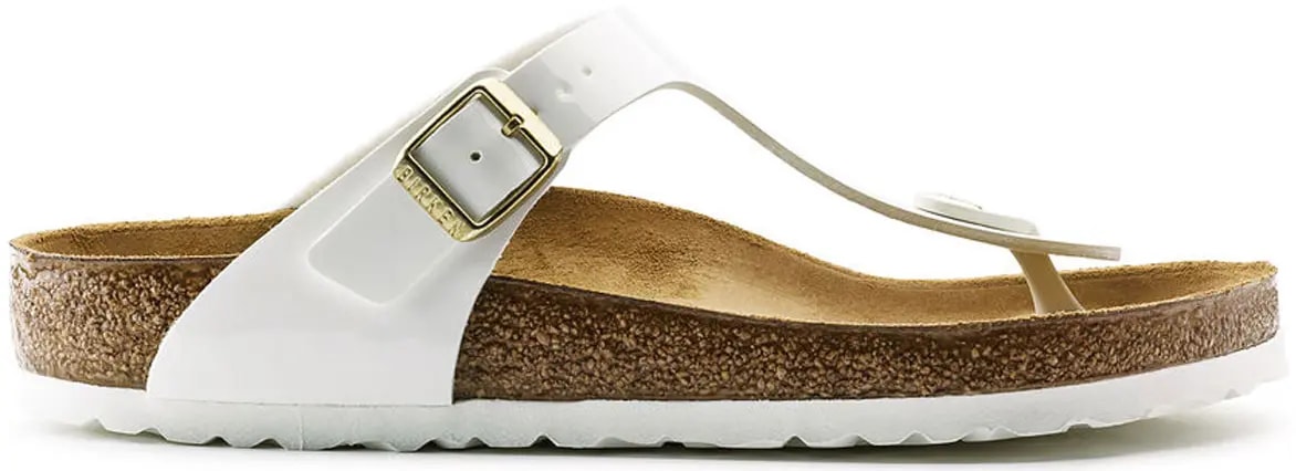 Dép Birkenstock Gizeh 'White Narrow' 1005300 — kich-thuoc: 38