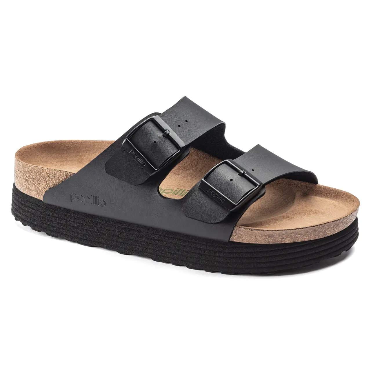 Dép Birkenstock Arizona Platform Vegan 'Black' 1018520 — ảnh 4