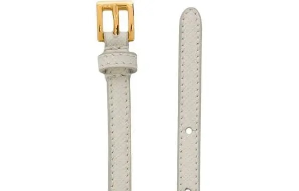 Thắt Lưng Prada Gold Stud Embellished Thin Leather Belt 1CM1412AWVF0009 — ảnh 2