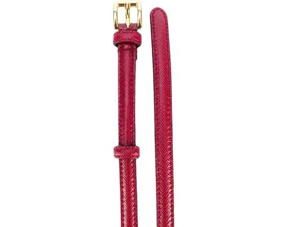 Thắt Lưng Prada Red Saffiano Leather Belt 1C4067053F0041 — ảnh 2
