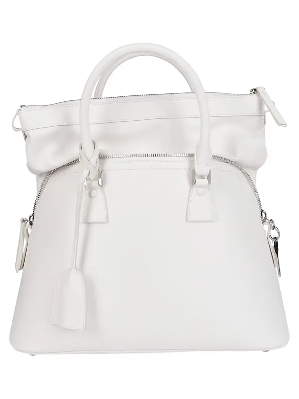 Túi Maison Margiela White 5ac Mini Leather Top Handle Bag S56WG0093P4303-T1003 — ảnh 2
