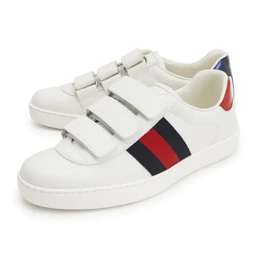 Giày Gucci New Ace Grip-Strap Low 'White' 548699-DOPE0-9095 — ảnh 4