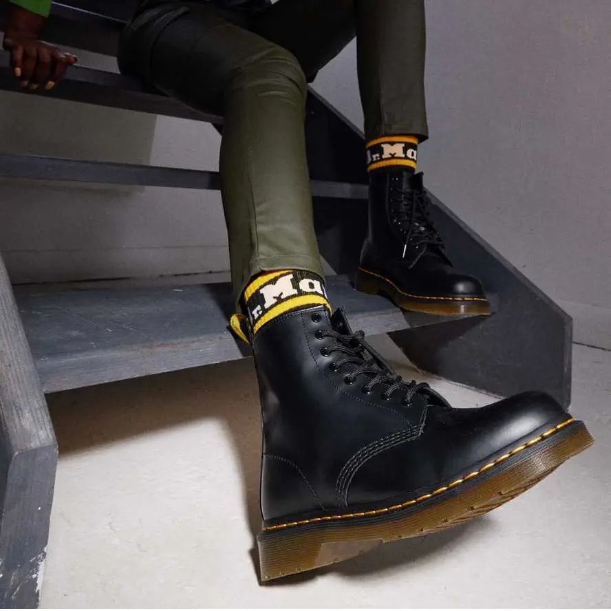 Giày Dr. Martens 1460 Smooth Leather Boot 'Black' 11822006 — ảnh 2
