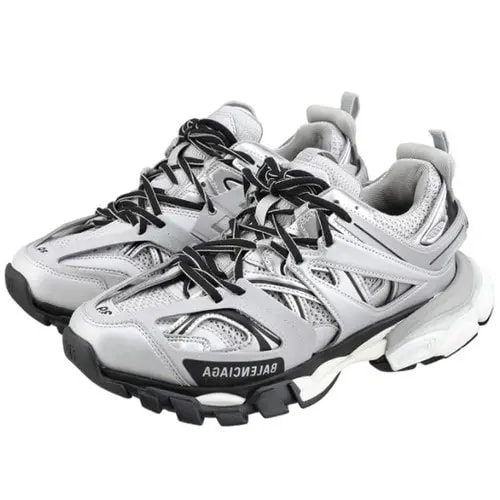 Giày Balenciaga Track Trainer Metallic Silver 542023-W2CD1-8100 — ảnh 2