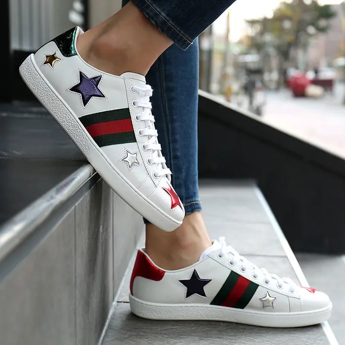 Giày Gucci Ace 'Stars' 454562-DOP50-9076 — ảnh 3