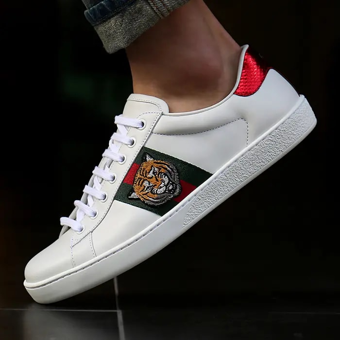 Giày Gucci Ace Embroidered 'Tiger' ‎457132-A38G0-9064 — ảnh 2