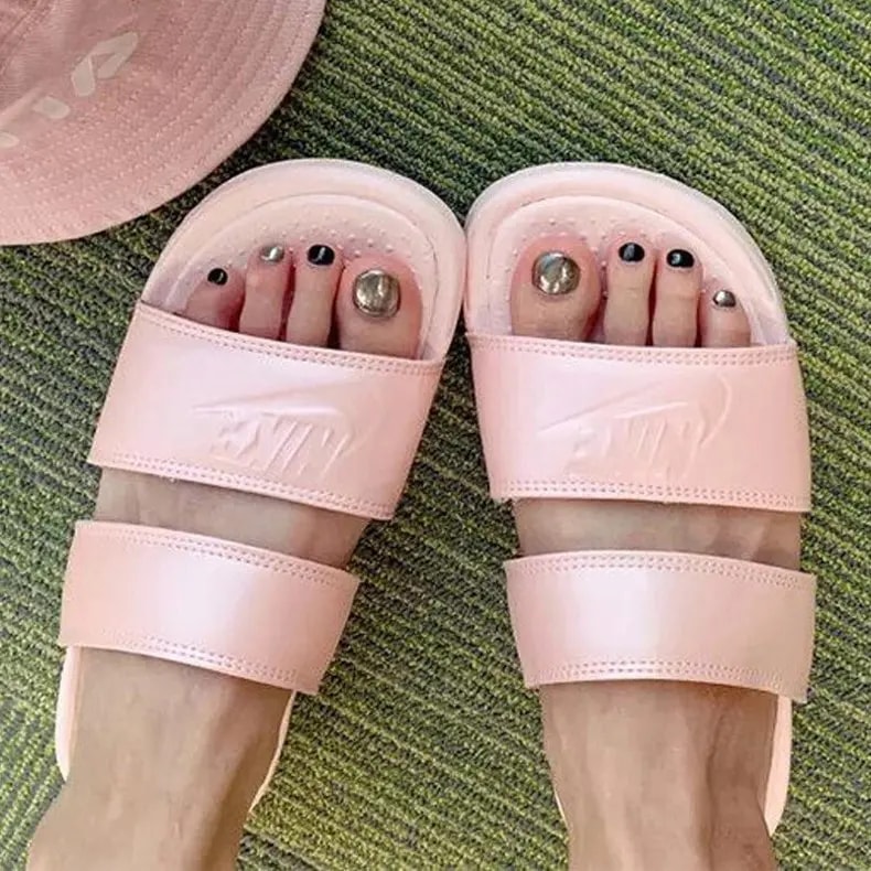 Dép Nike Wmns Benassi Duo Ultra Slide 'Echo Pink' 819717-605 — ảnh 2