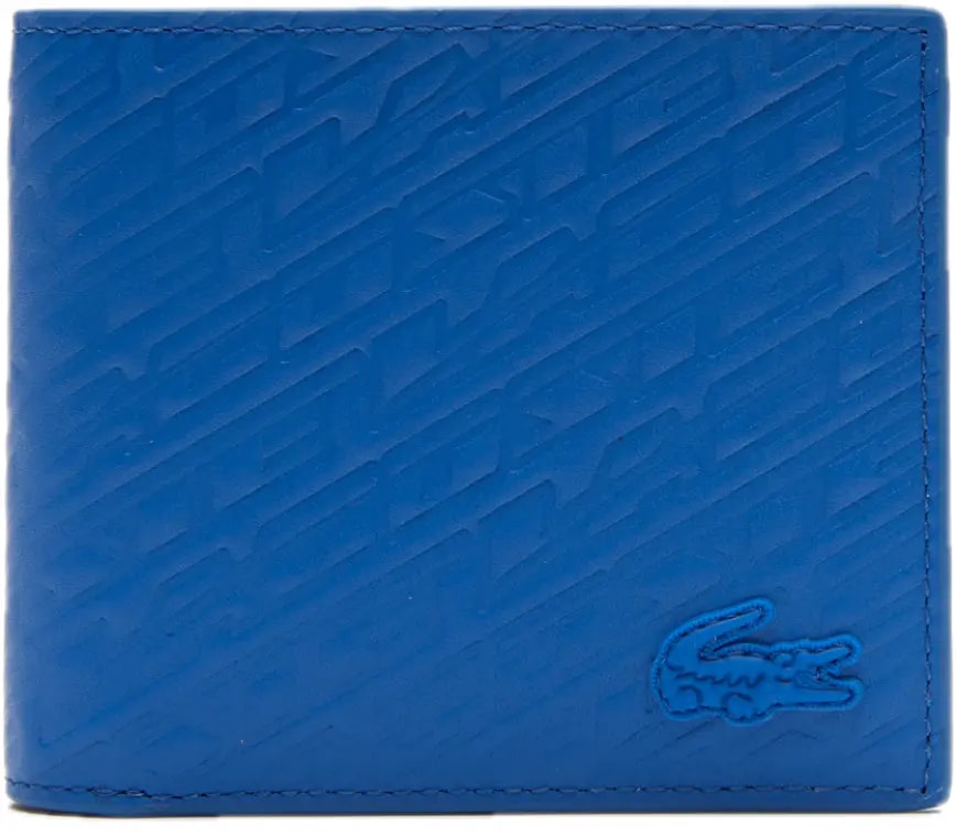 Ví Lacoste Logo Bifold Wallet 'Blue' NH4258F53G-L97 — kich-thuoc: 11-5-x-9-5-x-2-cm