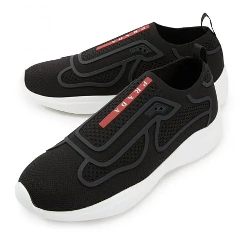 Giày Prada America's Cup Sneakers Black 4E3392_3KPL_F0967 — ảnh 3