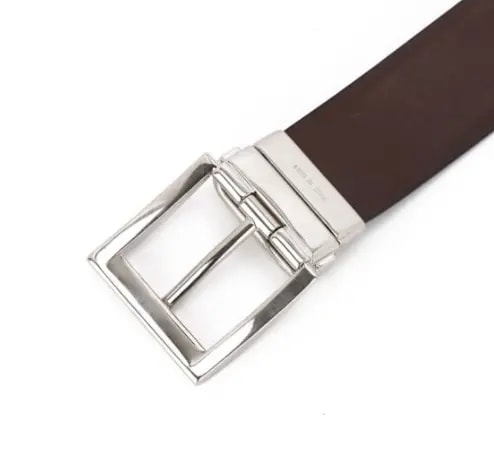 Thắt Lưng Prada Men's Black Leather Pin Buckle Belt 2CC004-X72-F0JYA — ảnh 4