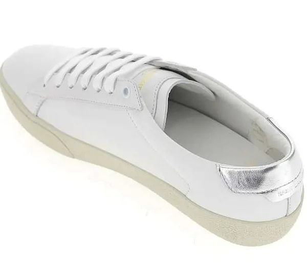 Giày Saint Laurent Court Classic SL 06 'Optic White Argent' 611275-00NA0-9085 — ảnh 3