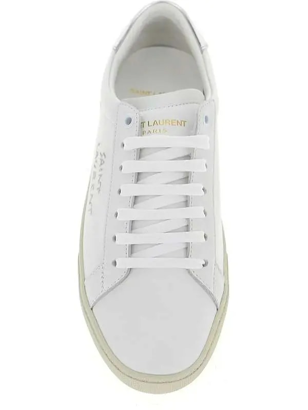 Giày Saint Laurent Court Classic SL 06 'Optic White Argent' 611275-00NA0-9085 — ảnh 2
