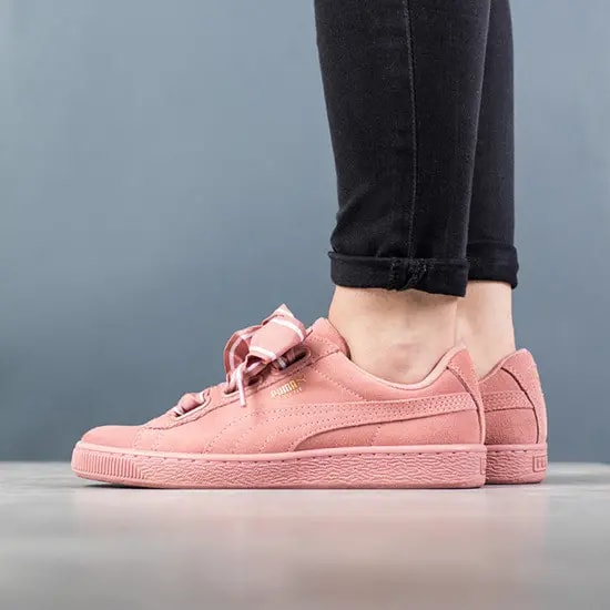 Giày Puma Suede Heart Satin 'Pink' 364084-03 — ảnh 3