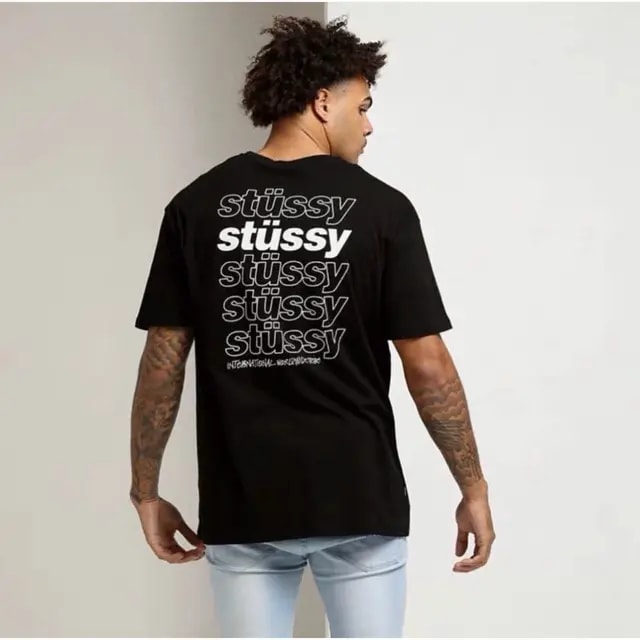 Áo Stussy Italic Tee 'Black' — ảnh 3