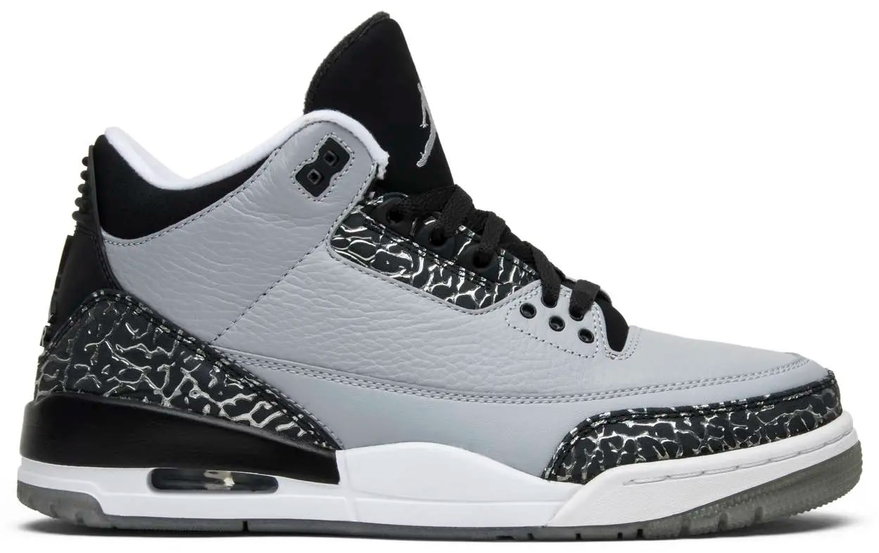 Giày Nike Air Jordan 3 Retro 'Wolf Grey' 136064-004 — kich-thuoc: 42.5